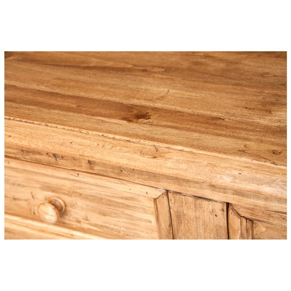 Bufet, L156*45*H103 cm, 3 usi 3 sertare, lemn masiv [9]