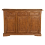 Bufet, L156*45*H103 cm,  3 usi 3 sertare, lemn masiv [3]