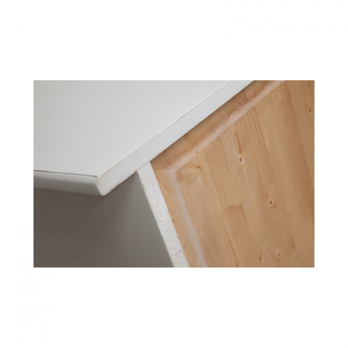 Comoda, L114*48*H99 cm, alb antichizat, lemn masiv [7]