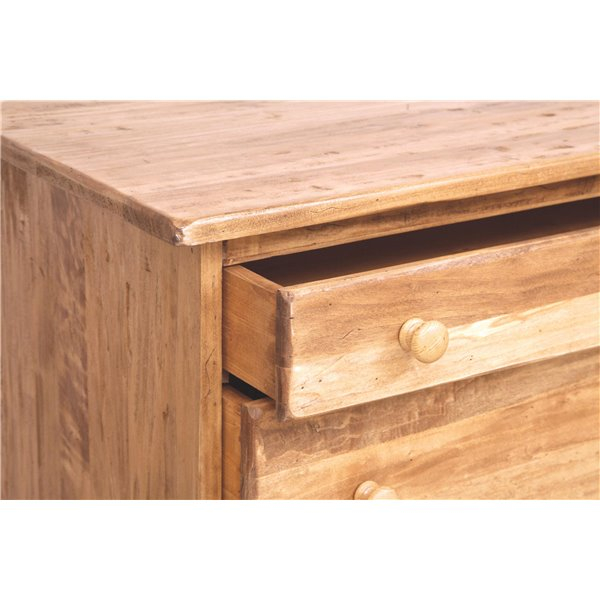 Comoda, L114*48*H99 cm, natur antichizat, lemn masiv [7]