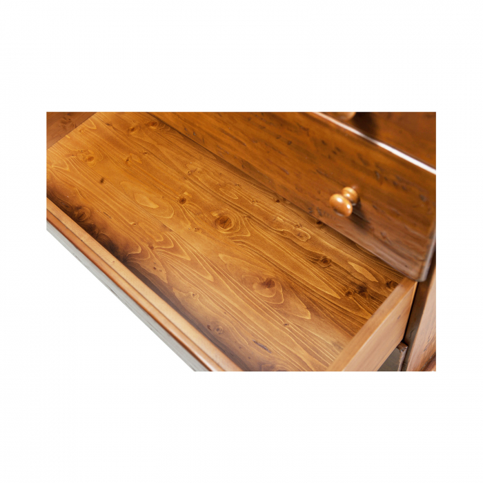 Comoda, L114*48*H99 cm, nuc antichizat, lemn masiv [6]