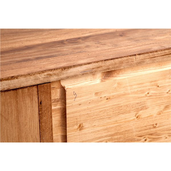 Comoda TV, L150*51*H56 cm, lemn masiv,  2 usi 4 sertare [5]