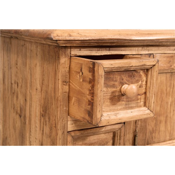 Comoda TV, L150*51*H56 cm, lemn masiv,  2 usi 4 sertare [10]