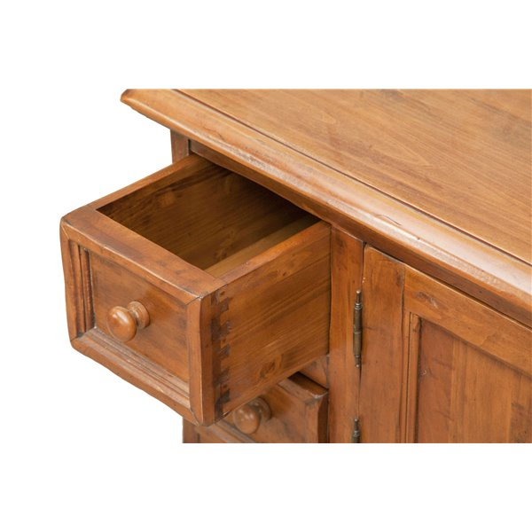 Comoda TV, L150*51*H56 cm, lemn masiv, 2 usi 4 sertare [4]