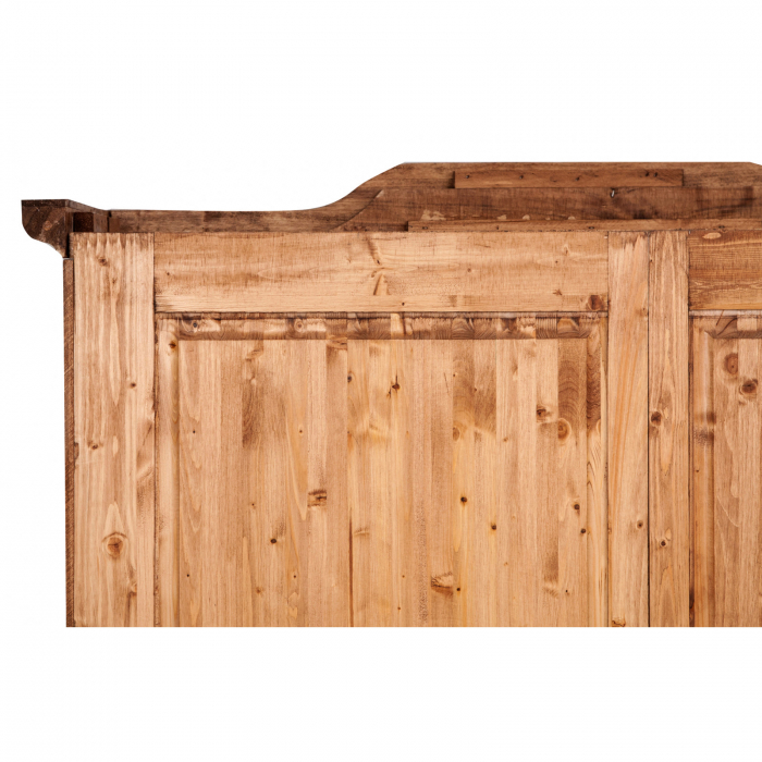 Dulap, L127*59*H204 cm,  natur antic, lemn masiv [10]