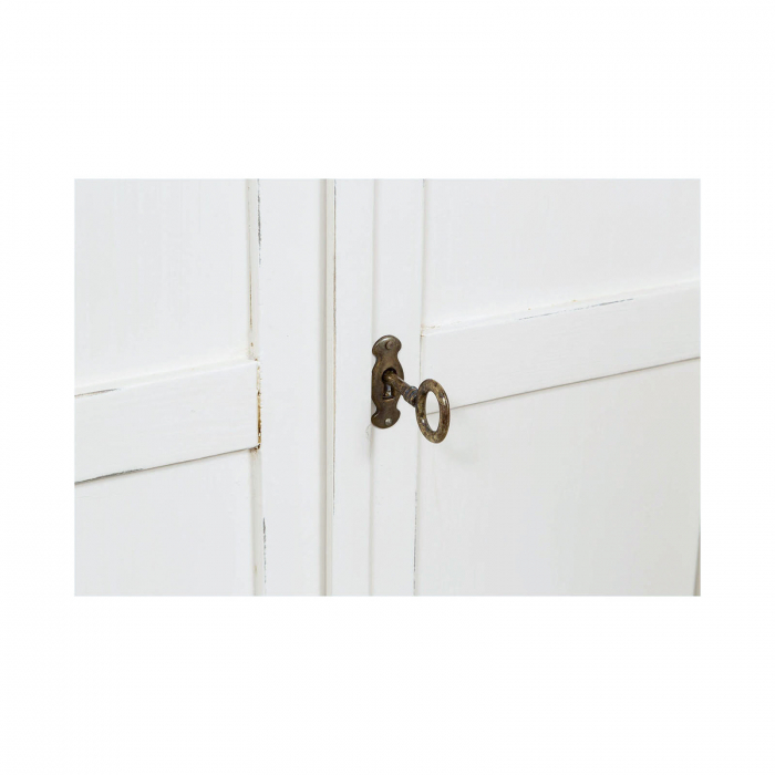 Dulap mic, L68*25*H98 cm, alb antic ,  lemn masiv [8]