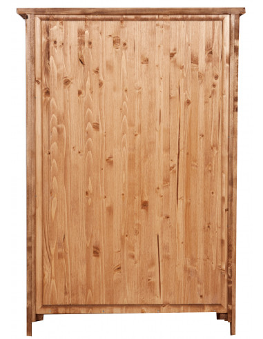 Dulap, L68*25*H98 cm, 2 usi, natur antic, lemn masiv [2]