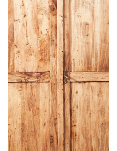 Dulap, L68*25*H98 cm, 2 usi, natur antic, lemn masiv [6]