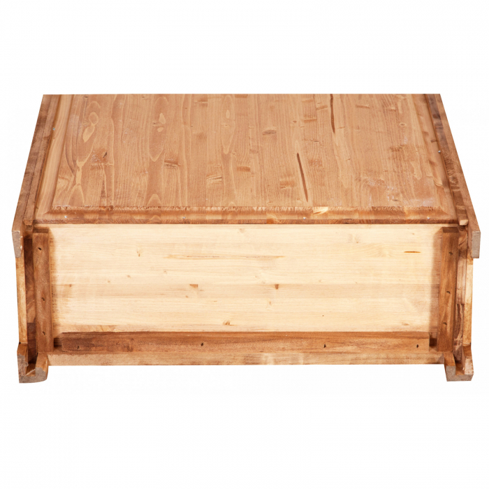 Dulap, L68*25*H98 cm, 2 usi, natur antic, lemn masiv [5]