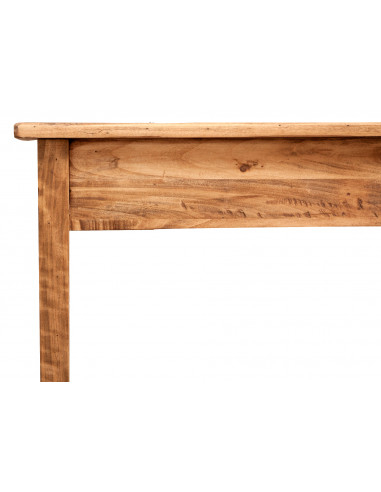Masa consola, L73*36*H75 cm, natur antichizat, lemn masiv [7]
