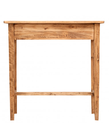 Masa consola, L73*36*H75 cm, natur antichizat, lemn masiv [6]