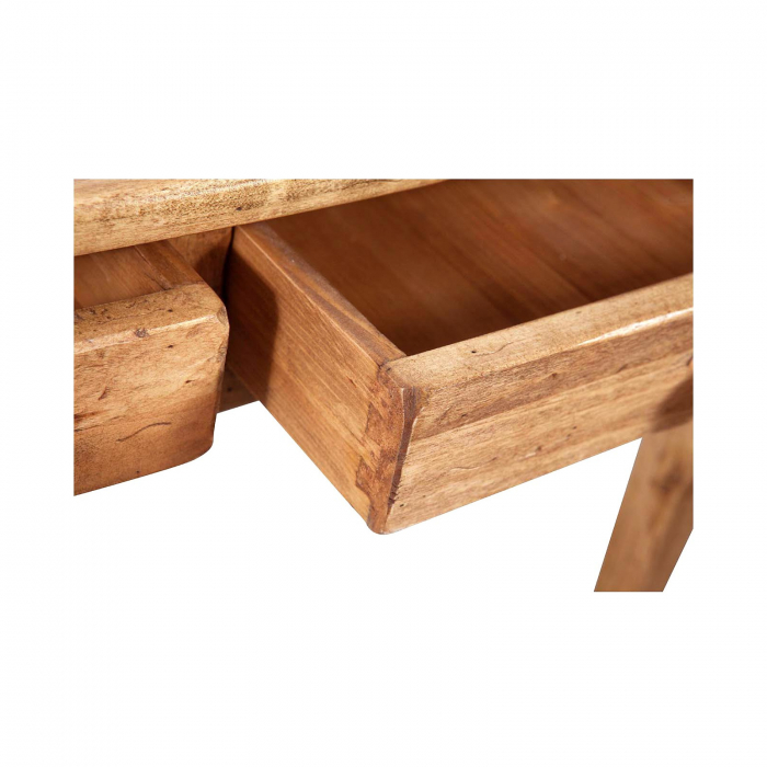 Masa consola, L73*36*H75 cm, natur antichizat, lemn masiv [9]
