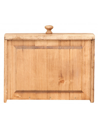 Masa consola, L73*36*H75 cm, natur antichizat, lemn masiv [3]