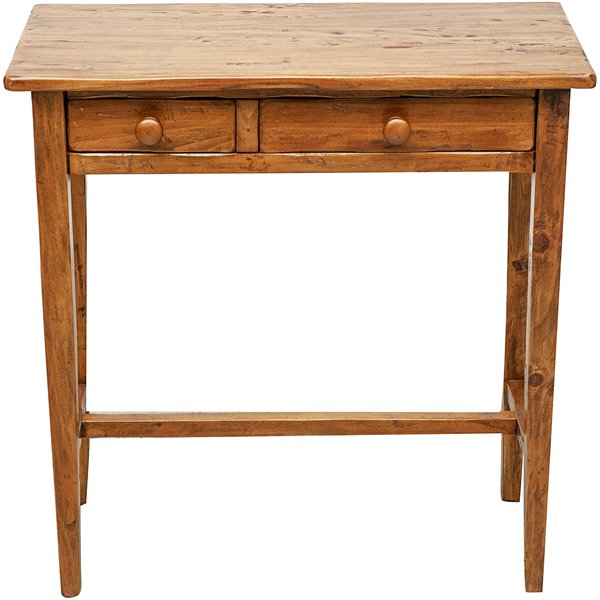 Masa consola, L73*36*H75 cm, nuc antichizat, lemn masiv [1]