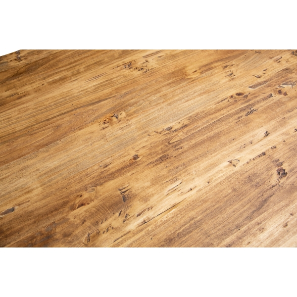 Masa extensibila, L140(240)*80*H80 cm,  natur antic/gri, lemn masiv [8]