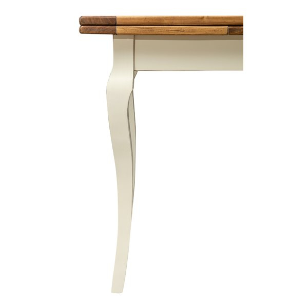 Masa extensibila, L140(240)*80*H80 cm, alb antic /natur [7]