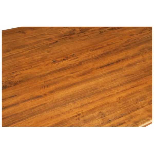 Masa extensibila, L160(290)*90*H80 cm, alb antic/nuc antichizat, lemn masiv [4]