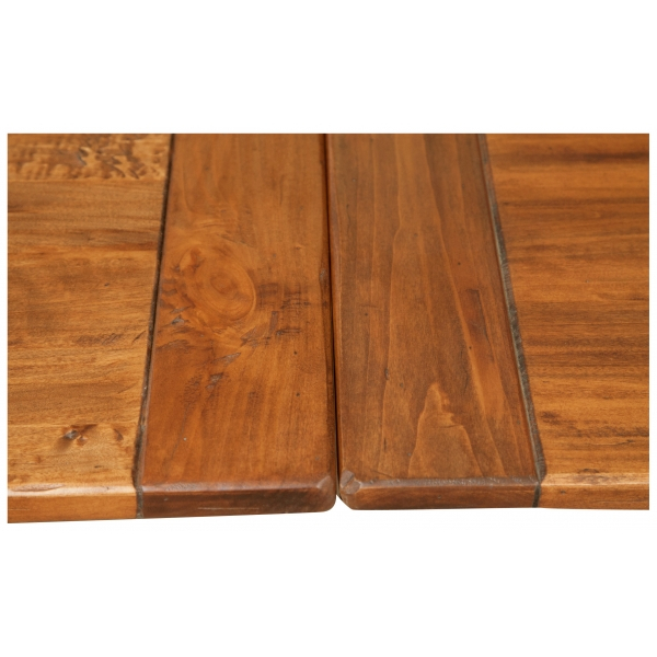 Masa extensibila, L160(290)*90*H80 cm, alb antic/nuc antichizat, lemn masiv [3]