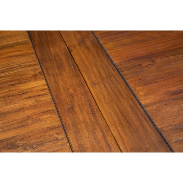 Masa extensibila, L250(380)*100*H80 cm, alb antic/patina, lemn masiv [5]
