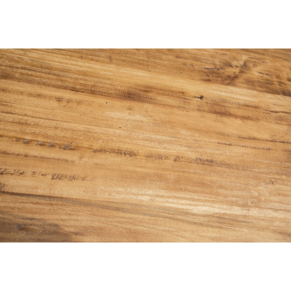 Masa extensibila, L160(290)*90*H80 cm,  natur/gri antic, lemn masiv [7]