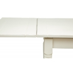 Masa extensibila, L120(210)*80*H80 cm, alba antic, lemn masiv [4]