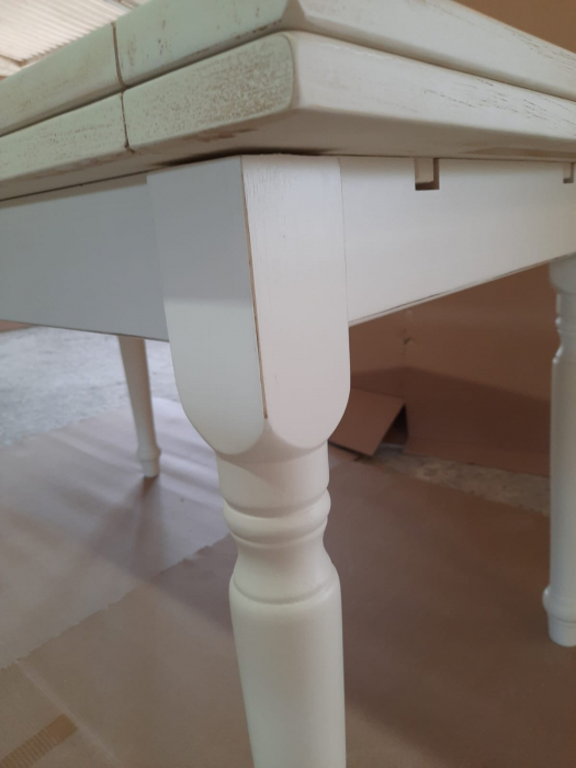 Masa extensibila, L140(240)*80*H80 cm,  periat antichizat,  lemn masiv [9]