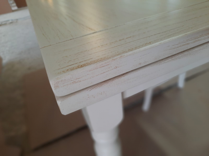 Masa extensibila, L140(240)*80*H80 cm,  periat antichizat,  lemn masiv [4]