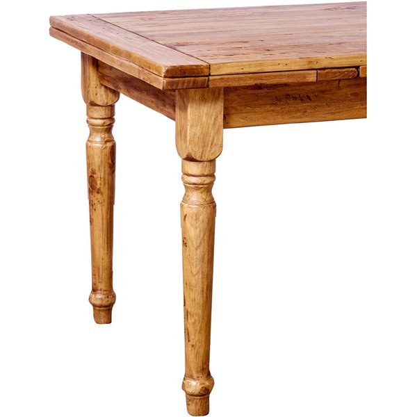 Masa extensibila, L120(210)*80*H80 cm,  natur antichizat, lemn masiv [7]