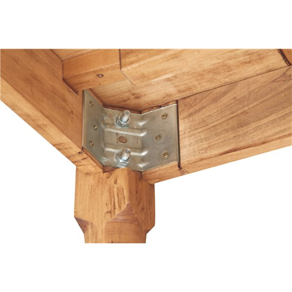Masa extensibila, L120(210)*80*H80 cm,  natur antichizat, lemn masiv [3]