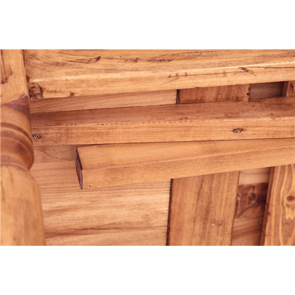 Masa extensibila, L120(210)*80*H80 cm,  natur antichizat, lemn masiv [5]