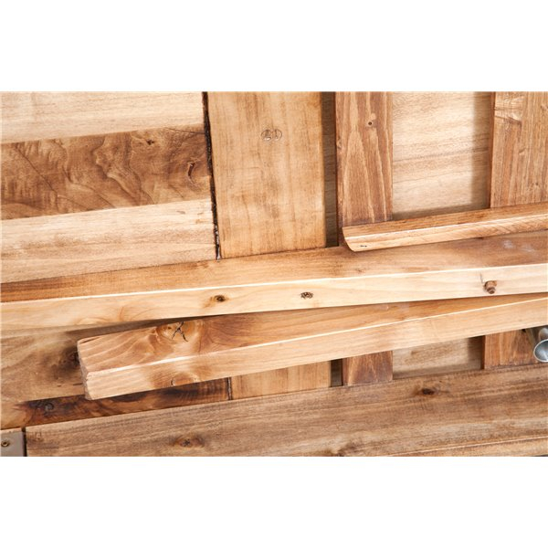 Masa extensibila, L160(290)*90*H80 cm,  natur antichizat, lemn masiv [5]
