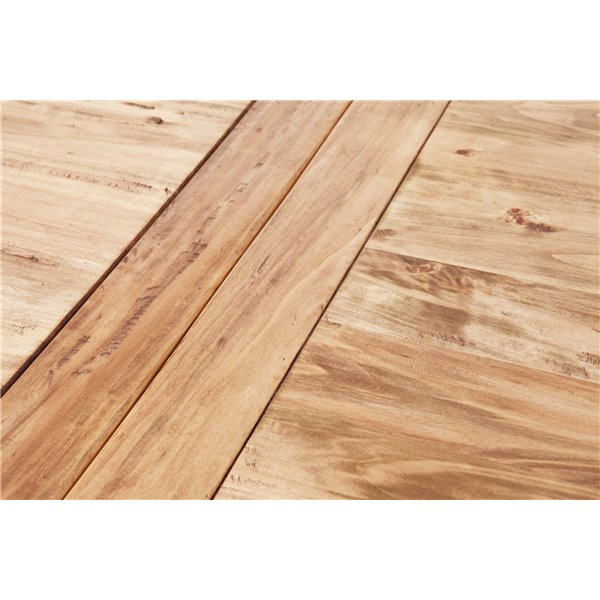 Masa extensibila, L160(290)*90*H80 cm,  natur antichizat, lemn masiv [7]