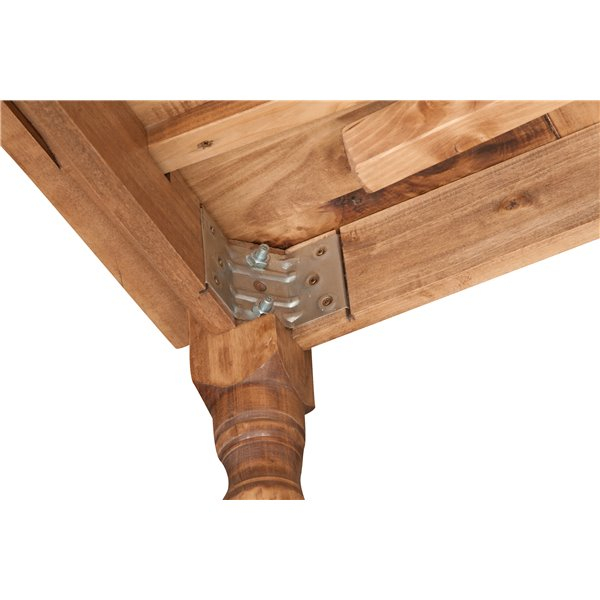 Masa extensibila, L160(290)*90*H80 cm,  natur antichizat, lemn masiv [4]