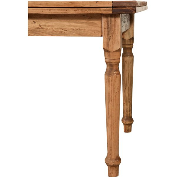 Masa extensibila, L160(290)*90*H80 cm,  natur antichizat, lemn masiv [8]