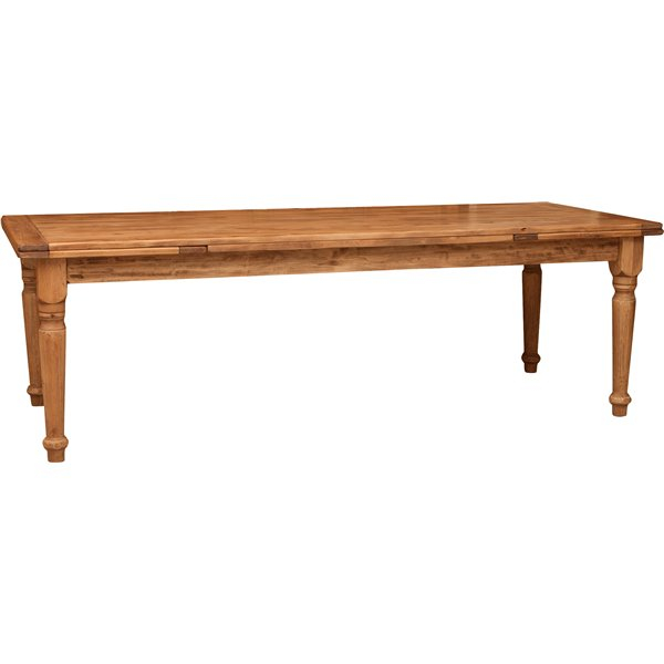 Masa extensibila, L250(380)*100*H80 cm, culoare natur antic, lemn masiv [1]