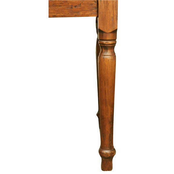 Masa extensibila, L120(210)*80*H80 cm, nuc antichizat, lemn masiv [7]