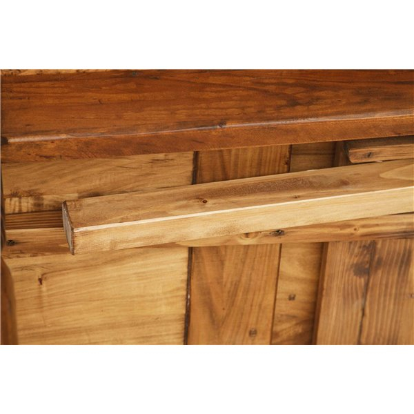 Masa extensibila, L180(310)*90*H80 cm, nuc antichizat, lemn masiv [4]