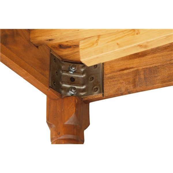 Masa extensibila, L180(310)*90*H80 cm, nuc antichizat, lemn masiv [3]