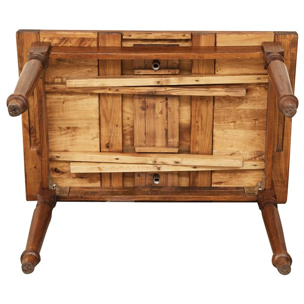 Masa extensibila, L180(310)*90*H80 cm, nuc antichizat, lemn masiv [2]