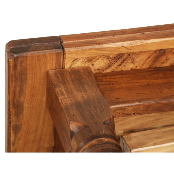 Masa extensibila, L180(310)*90*H80 cm, nuc antichizat, lemn masiv [5]