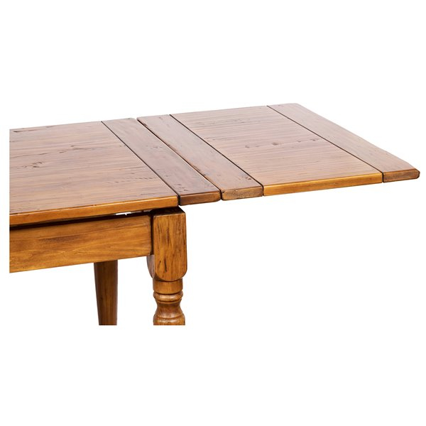 Masa extensibila, L180(310)*90*H80 cm, nuc antichizat, lemn masiv [6]