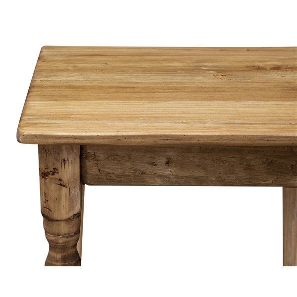 Masa fixa, L 70*70*H78 cm, culoare natur, Lemn Masiv [3]