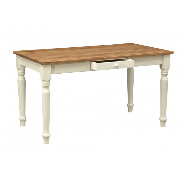 Masa fixa, L120*80*H80 cm, cu sertar, lemn masiv [11]