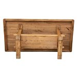 Masa fixa, L200*100*H80 cm, natur antic, lemn masiv [7]
