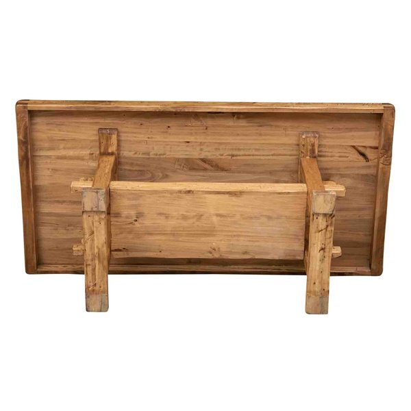 Masa fixa, L300*110*H80 cm, natur antic, lemn masiv [8]