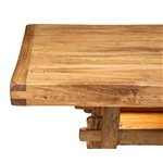 Masa fixa, L200*100*H80 cm, natur antic, lemn masiv [3]