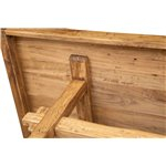 Masa fixa, L300*110*H80 cm, natur antic, lemn masiv [10]