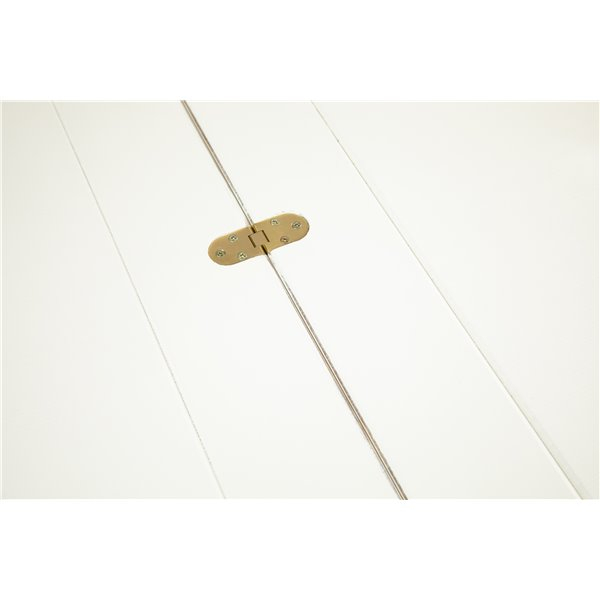 Masa pliabila,  L90(180)*90*H80 cm, culoare alb antic, Lemn masiv [5]