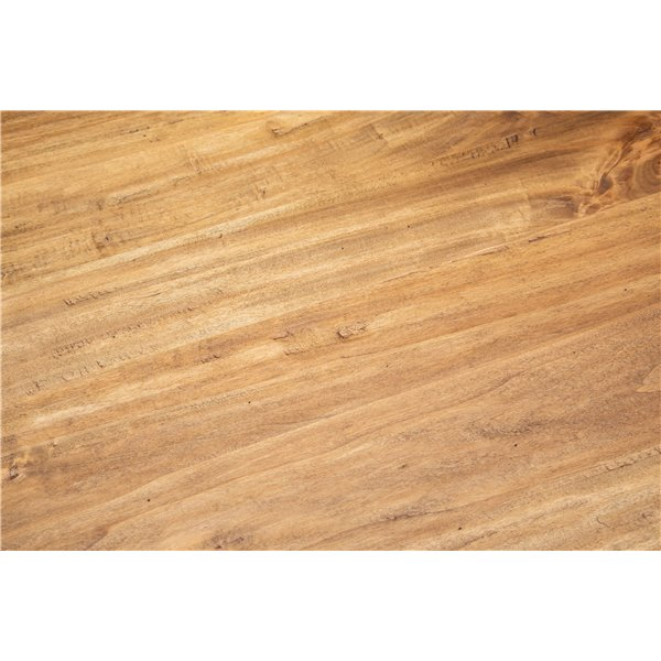 Masa pliabila,  L120(240)*120*80 cm, culoare natur/alb antic, Lemn masiv [10]