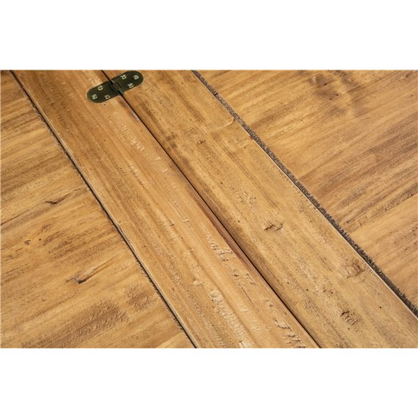 Masa pliabila, L120(240)*120*H80 cm, culoare natur, Lemn masiv [7]